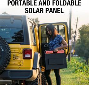 img 2 attached to 🔆 Jackery SolarSaga 60W Портативная солнечная панель для Explorer 160/240/500 - Компактное складное солнечное зарядное устройство для летнего кемпинга, фургона, автофургона (не совместимо с Explorer 440/PowerPro)