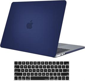 img 4 attached to 📱 ProCase MacBook Pro 13 Case 2019 2018 2017 2016 Release A2159 A1989 A1706 A1708, Hard Shell Cover and Keyboard Skin for MacBook Pro 13 Inch with/Without Touch Bar - Dark Blue