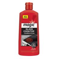 🔥 magic glass cooktop cleaner and polish - 16oz - ultimate professional home kitchen cleaning solution for induction, ceramic, gas, portable electric cooktops logo