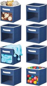 img 4 attached to MDesign Fabric Closet Storage Organizer Storage & Home Organization in Closet Organization Systems