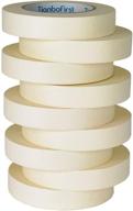 🏠 tianbo first general purpose masking tape: versatile and durable tape for home and office projects, 0.94-inch x 60 yards, 9 rolls in beige logo