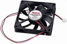 img 1 attached to 🌀 Wathai 80mm 12V 2Pin DC Brushless Cooling Case Fan - Efficient Radiator Cooler for Optimal Temperature Control