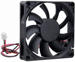 img 2 attached to 🌀 Wathai 80mm 12V 2Pin DC Brushless Cooling Case Fan - Efficient Radiator Cooler for Optimal Temperature Control