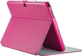 img 1 attached to Speck Products Style Folio Case and Stand for Samsung Galaxy Tab 4 10.1 - Fuchsia Pink/Nickel Grey: Stylish Protection for Your Tablet