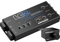 🎵 audiocontrol lc2i pro high-performance 2-channel line output converter with impedance matching, accubass, gto, audio signal sensing, 12v turn-on, and acr-1 dash remote subwoofer control logo