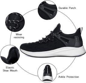 img 1 attached to Akk Men's Athletic Walking Shoes - Enhancing Men's Footwear in the Athletic Category