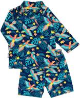 👦 jan jul boys' swim sleeve for toddler clothing - protective swimwear logo