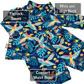 img 2 attached to 👦 JAN JUL Boys' Swim Sleeve for Toddler Clothing - Protective Swimwear
