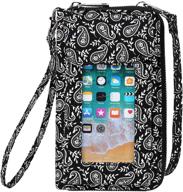👜 lam gallery fashion crossbody phone purse: stylish women's holder wallet clutch cloth wristlet handbag logo