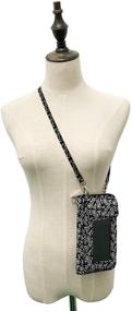 img 3 attached to 👜 Lam Gallery Fashion Crossbody Phone Purse: Stylish Women's Holder Wallet Clutch Cloth Wristlet Handbag