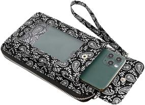 img 2 attached to 👜 Lam Gallery Fashion Crossbody Phone Purse: Stylish Women's Holder Wallet Clutch Cloth Wristlet Handbag