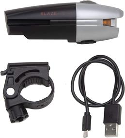 img 2 attached to Planet Bike Blaze® 400 SLX Bike Light: Front White Headlight with Amber Side Light, 5 Modes, Super Bright Up to 400 Lumens, USB Rechargeable, Bike Flashlight