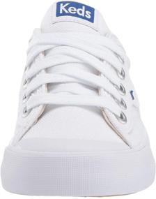 img 3 attached to 👟 Белые кожаные кеды для девочек Keds для мальчиков: стильные и удобные кроссовки