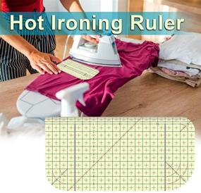 img 2 attached to HONEYSEW Measuring Patchwork Heat Resistant 20Cmx10Cm