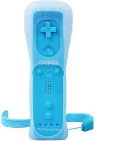 img 3 attached to 🎮 SIBIONO Wii Remote Motion Plus Controller (2-Packs) for Nintendo Wii & Wii U Gamepads - Blue