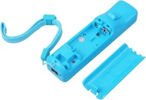 img 2 attached to 🎮 SIBIONO Wii Remote Motion Plus Controller (2-Packs) for Nintendo Wii & Wii U Gamepads - Blue