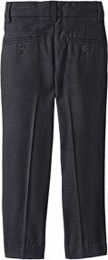 img 1 attached to 🧢 Little Blend Charcoal Boys' Pants by Isaac Mizrahi