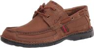 clarks mens waterloo boat shoes men's shoes logo