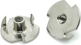 img 1 attached to 🔩 SNUG Fasteners SNG1020: 25-Count Stainless Steel Three Prong Tee Nuts #10-32 x 9/32" - Durable and Reliable Fasteners