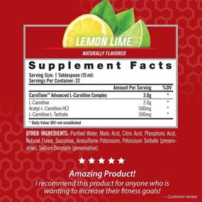 img 1 attached to 🍋 iSatori L-Carnitine LS3 Concentrated Liquid Fat Burner and Metabolism Activator - Advanced Fat Loss for Health and Fitness - Keto Friendly Weight Loss Aid - Stimulant Free - Lemon Lime 3000mg (32 Servings)