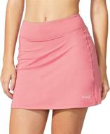 🏃 baleaf women's lightweight active skirts with shorts pockets for running, tennis, golf, workout, sports logo