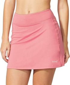 img 4 attached to 🏃 BALEAF Women's Lightweight Active Skirts with Shorts Pockets for Running, Tennis, Golf, Workout, Sports