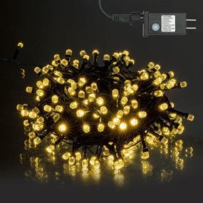 img 4 attached to UL Certified 72 FT 200 LED Christmas String Lights Indoor Outdoor with 8 Lighting Modes - Waterproof & Ultra-Bright Fairy String Lights for Christmas Tree, Home, Party Holiday Decoration - Warm White