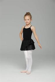 img 1 attached to 🩰 Adorable MdnMd Toddler Ballet Leotard: Dance with Style in Flutter Sleeve Skirt Ballerina Ballet Dress!