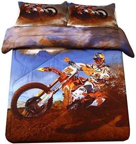 img 2 attached to SDIII Comforter Motorcycle Motocross Bedding