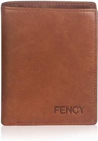 img 4 attached to 👛 Genuine Leather Wallet with Efficient Blocking Closure - Essential Men's Accessory