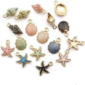 img 1 attached to IloveDIYbeads Assorted Starfish Necklace Accessories