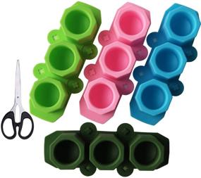 img 4 attached to Versatile 4 Pack Silicone Molds: Succulent Planters, Shot Glasses, Candle Holders & Small Plant Moulds for DIY Crafts