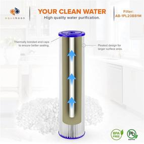 img 2 attached to 🚰 Aquaboon SPC 45 1005 Replacement Filtration Compatible for Effective Water Filtration