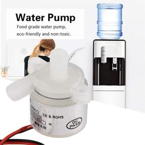 img 2 attached to 🌊 12V Mini Brushless DC Water Pump Food Grade: Ideal for Drinking Fountain, Juicer, Aquarium, Small Fish Pond, Solar System (6W)
