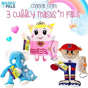 img 1 attached to 👸 Masks‘N Pals – Fairy Princess Pillow People Doll with Matching Face Mask Set – Stuffed Pillow Doll with Princess Mask for Kids – Breathable, Reusable and Washable Fabric – For Children Ages 3+