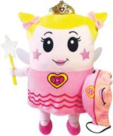 👸 masks‘n pals – fairy princess pillow people doll with matching face mask set – stuffed pillow doll with princess mask for kids – breathable, reusable and washable fabric – for children ages 3+ logo