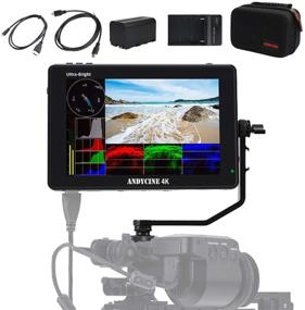 img 4 attached to 🎥 ANDYCINE C7 Field Camera Monitor 7” 2200nits 1920x1200 Touch Screen - Complete Kit for Sony, Canon, Fujifilm, Panasonic, BMPCC Cameras