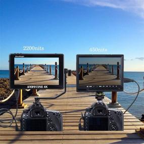 img 1 attached to 🎥 ANDYCINE C7 Field Camera Monitor 7” 2200nits 1920x1200 Touch Screen - Complete Kit for Sony, Canon, Fujifilm, Panasonic, BMPCC Cameras