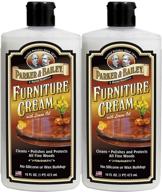 🍋 parker & bailey furniture cream with lemon oil, 16 oz, 2 pack set - enhance and protect your furniture logo