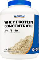 🏋️ 5lbs nutricost unflavored whey protein concentrate logo