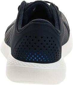 img 2 attached to 👟 Легкие мужские модные кроссовки Crocs LiteRide Pacer Black White