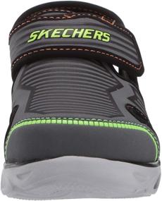 img 3 attached to 👟 Skechers Hypno Splash ZOTEX Сандалии: Ярко-оранжевая обувь и сандалии для мальчиков младенческого возраста для летнего веселья