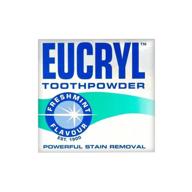 🚬 eucryl smokers tooth powder freshmint flavour (50g) - pack of 2: ultimate teeth whitening solution for smokers logo