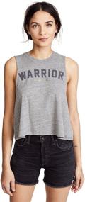 img 4 attached to 🙏 Spiritual Gangster Warrior Crop Tank for Women: Embrace Your Inner Warrior!