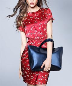 img 3 attached to Covelin Handbag Genuine Leather Shoulder Women's Handbags & Wallets and Shoulder Bags