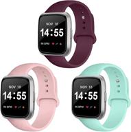 💪 силиконовые спортивные браслеты youkex для fitbit versa 2 / versa lite - удобные браслеты для fitbit versa женского и мужского пола логотип