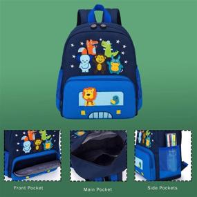 img 1 attached to 🎒 Waterproof Preschool and Kids' Backpacks - Willikiva Backpack Toddler Ensures Durability and Versatility