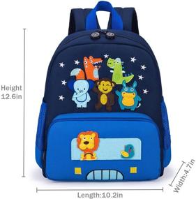 img 3 attached to 🎒 Waterproof Preschool and Kids' Backpacks - Willikiva Backpack Toddler Ensures Durability and Versatility