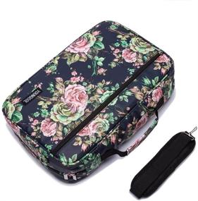 img 3 attached to 🖌️ YOUNGCOL Extra Large Capacity Colored Pencil Case and Gel Pen Organizer - Storage for 420 Pencils or 280 Gel Pens (Black Flower) - Enhanced SEO
