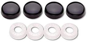 img 4 attached to 🔩 Cruiser Accessories 82050 Screw Covers in Sleek Black - Enhance Your Vehicle's Aesthetic Appeal
